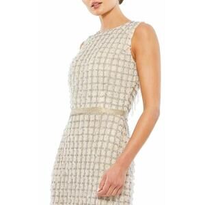 Mac Duggal Crystal Fringe Dress Gown Prom SZ  10 STYLE#  5471